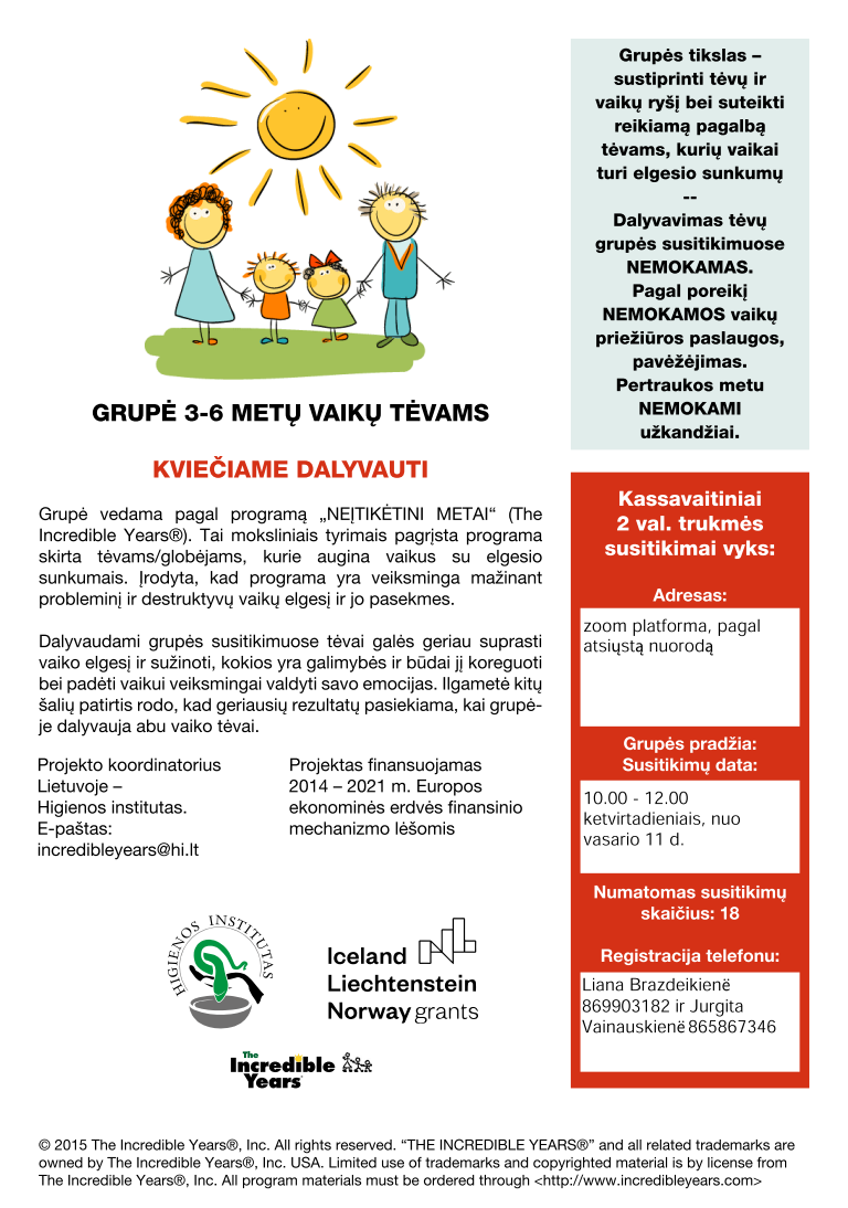 2021 01 20 Tėvams Neįtikėtini metai